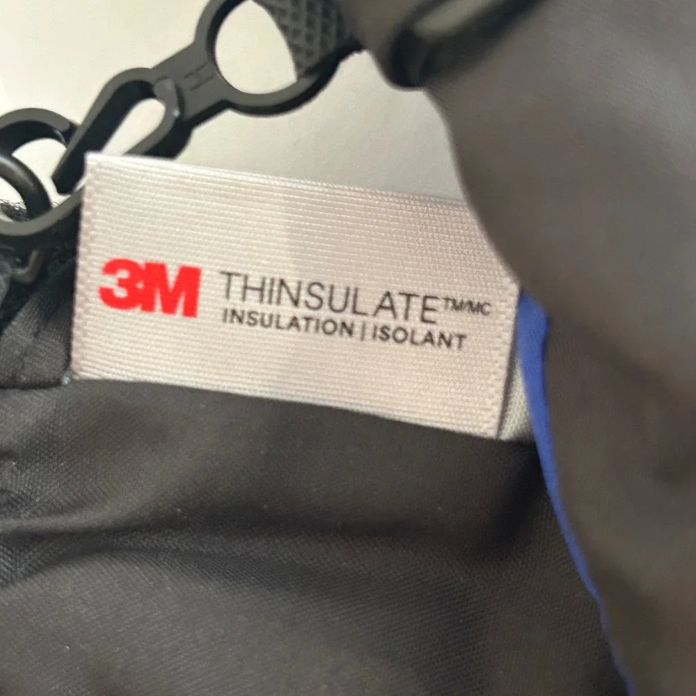 Gold Medal 3M Thinsulate Ski Gloves Blue Black Youth Size 8-10 SKI-300 NWT